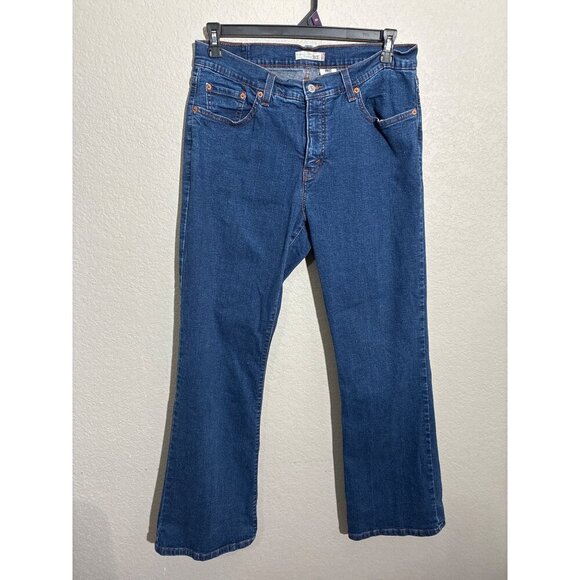 Levis 512 Jeans Womens Size 16M Perfectly Slimming Bootcut - Picture 1 of 10